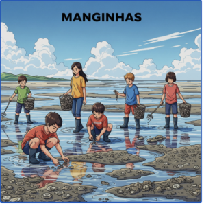 Alamin ang manginhas—ang pagkuha ng kabibi at lamang-dagat tuwing low tide.