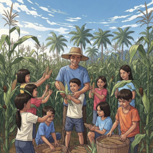 Mananggi -Tungkol sa Mais, at ang Kabutihang-Loob ng Isang Kapitbahay